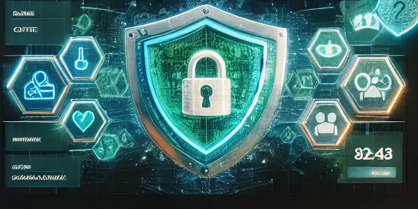 A modern computer setup showcasing a secure digital environment for safely exploring adult content.