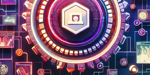 A futuristic virtual adult entertainment platform showcasing vibrant neon colors, user-friendly interface, and enticing exclusive content.